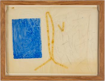 EDDIE FIGGE, mixed media, signed and dated 1966.