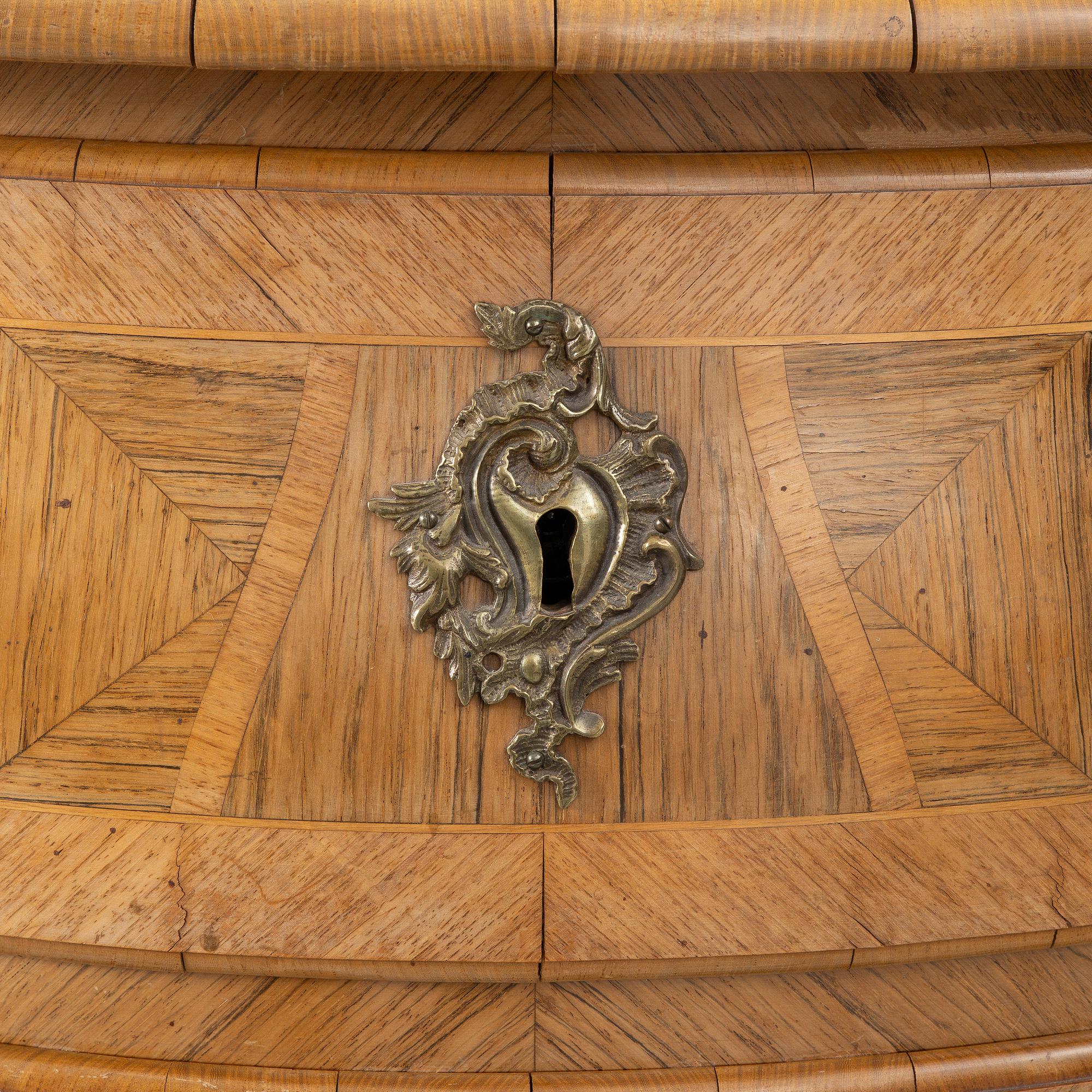 A Rococo chest of drawers, secon half of the 18th century.