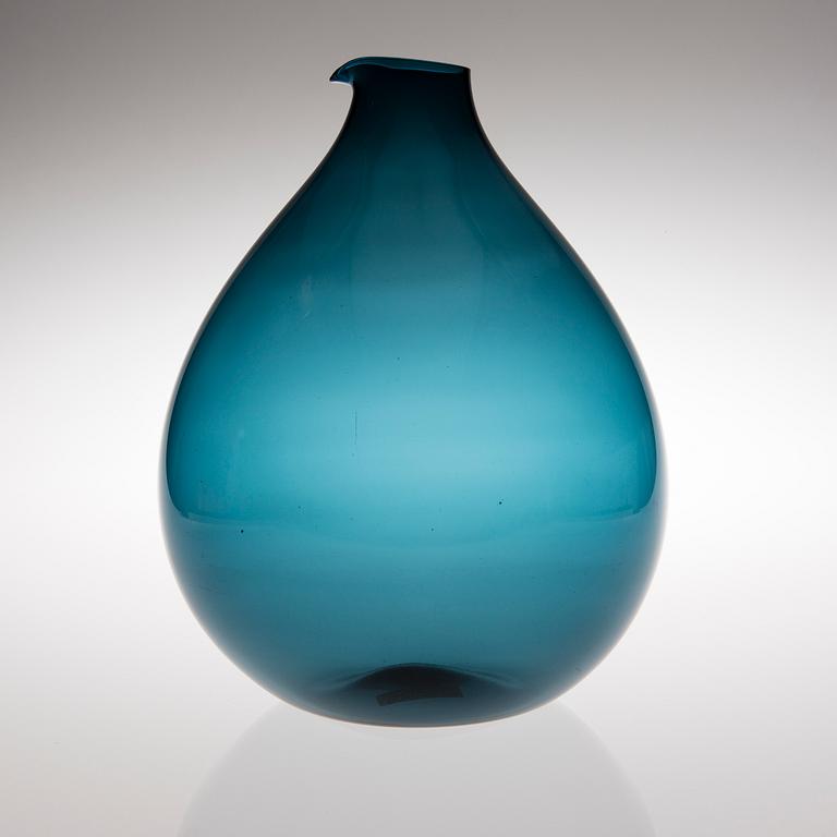 KJELL BLOMBERG, KARAFF, glas, Gullaskrufs glasbruk, 1960-tal.