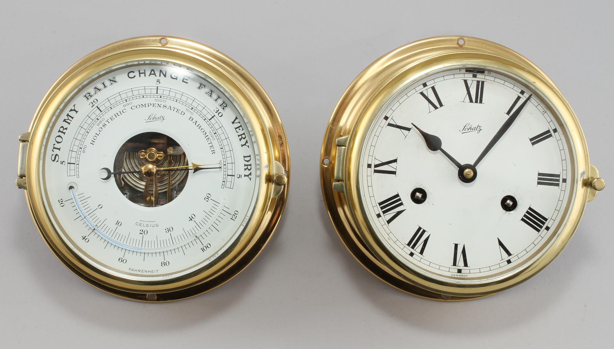 SKEPPSUR SAMT BAROMETER, Schatz, 1900-talets andra hälft.