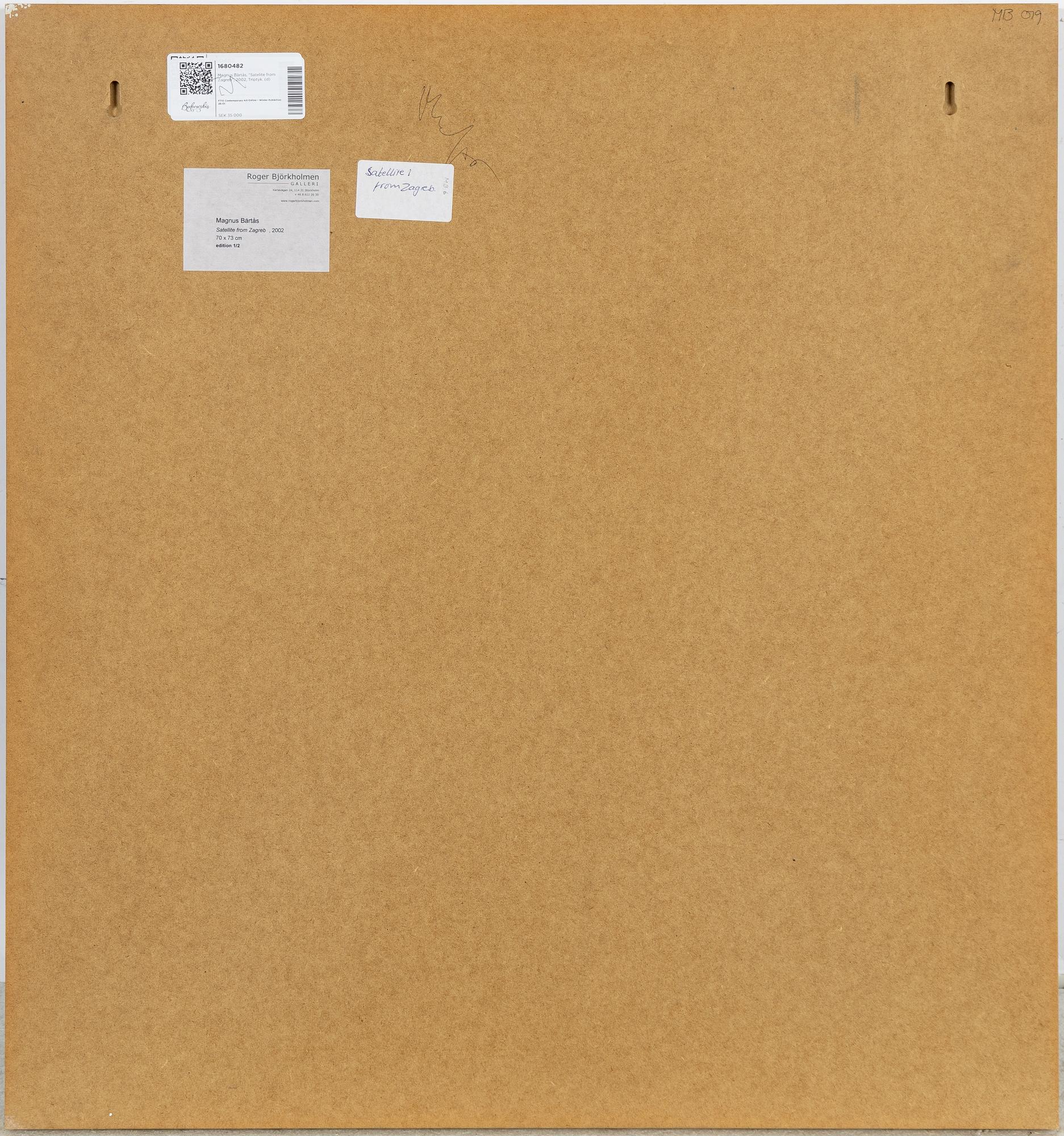 Magnus Bärtås, "Satellite from Zagreb", 2002.