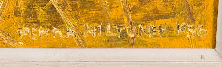 PEKKA HILTUNEN, oil on canvas, signed and dated 1996.
