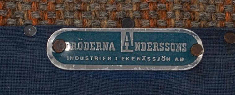 BRÖDERNA ANDERSSON, rocking chair, "Vide", second half of the 20th century.