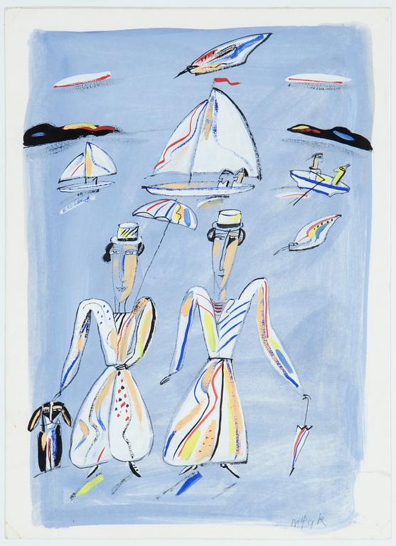 MADELEINE PYK, signerad M Pyk.