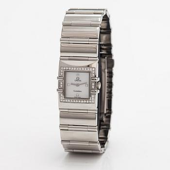 Omega, Constellation, Quadra, wristwatch, 21 x 24 mm.