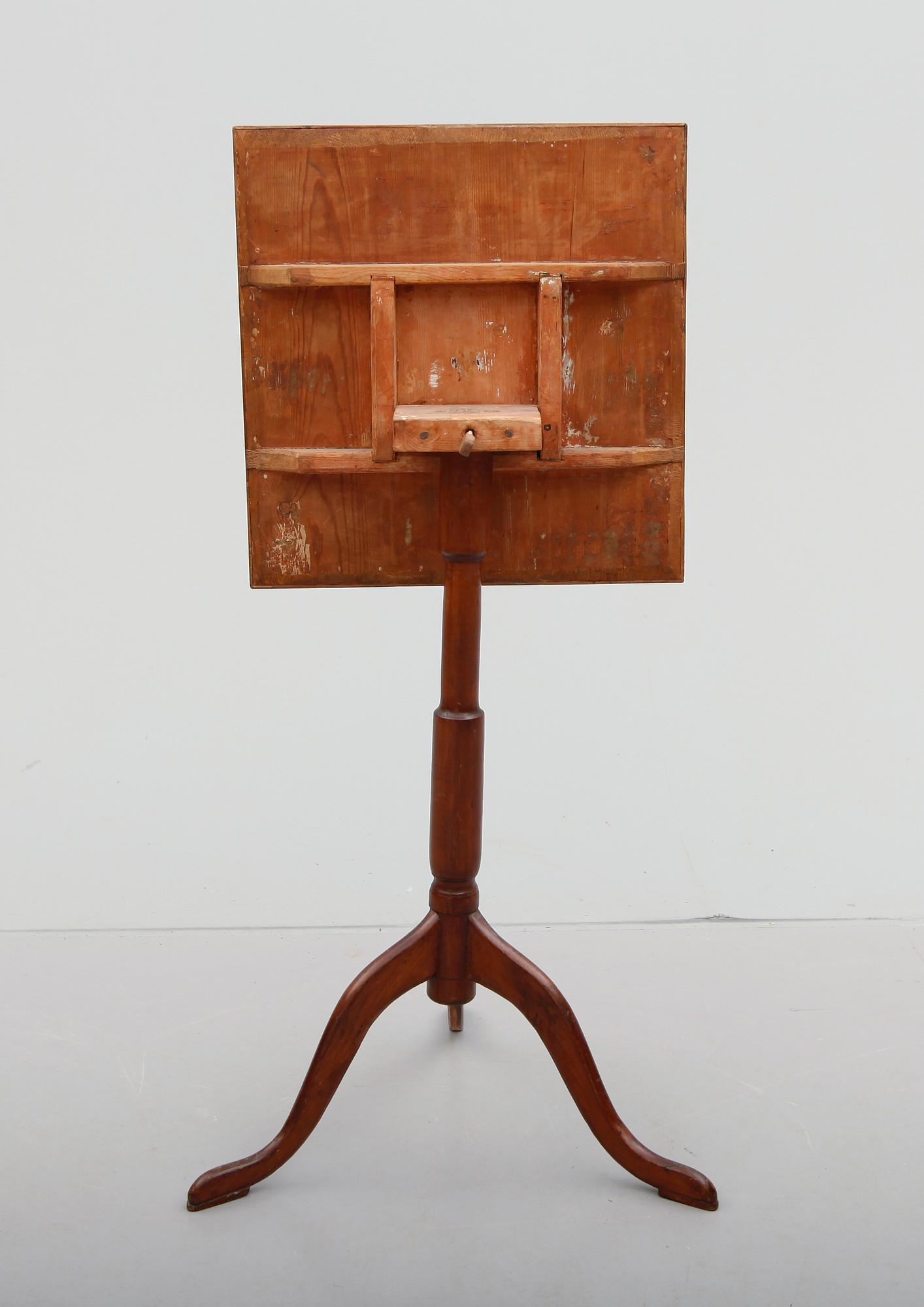 FÄLLBORD, Mälardalen, 1700-tal.