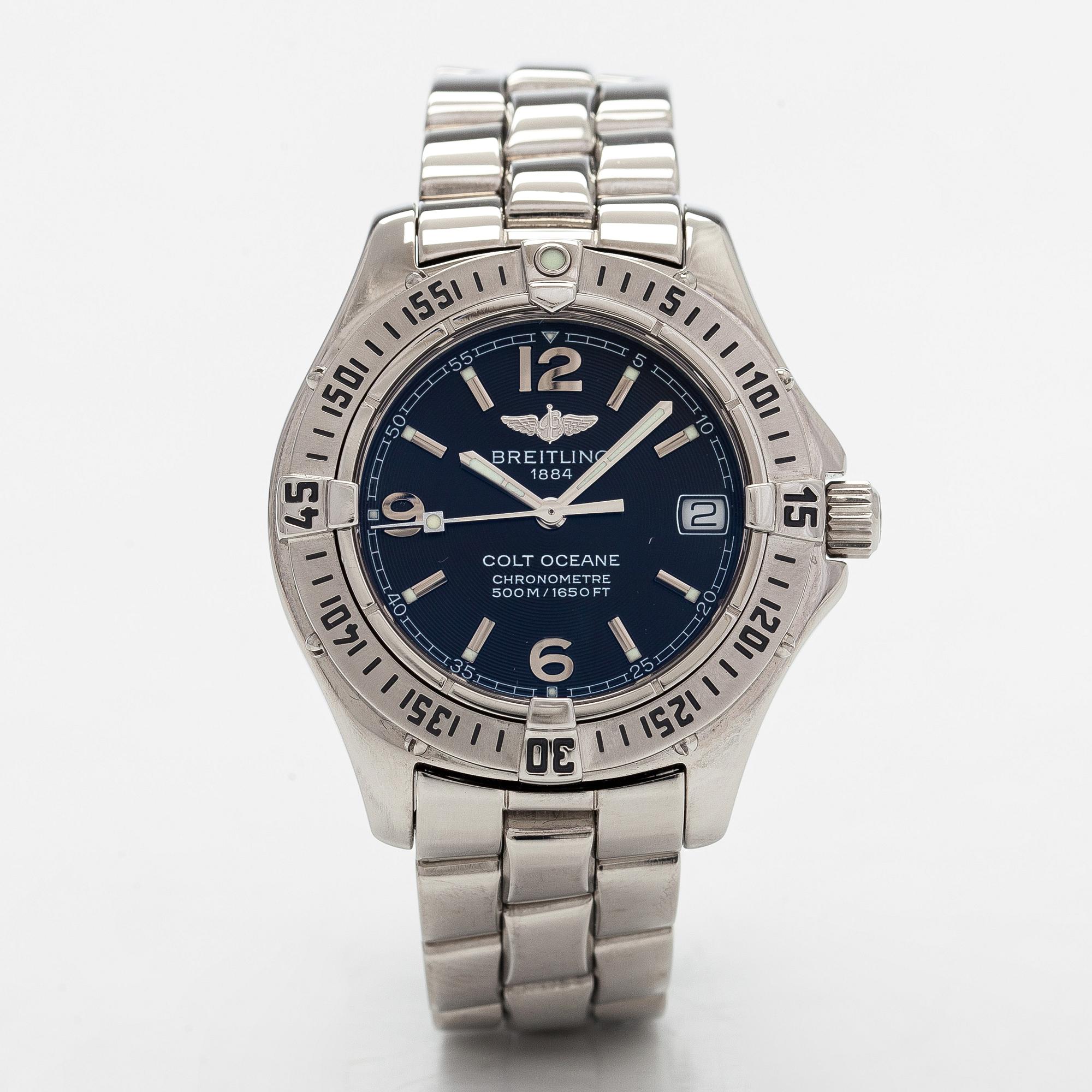 Breitling, Colt Océane, wristwatch, 34 mm.