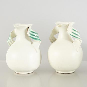 Anna-Lisa Thomson, a set of four vases, Upsala-Ekeby.