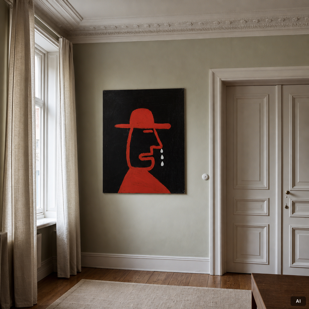Roger Risberg, "Snorig gubbe i hatt".