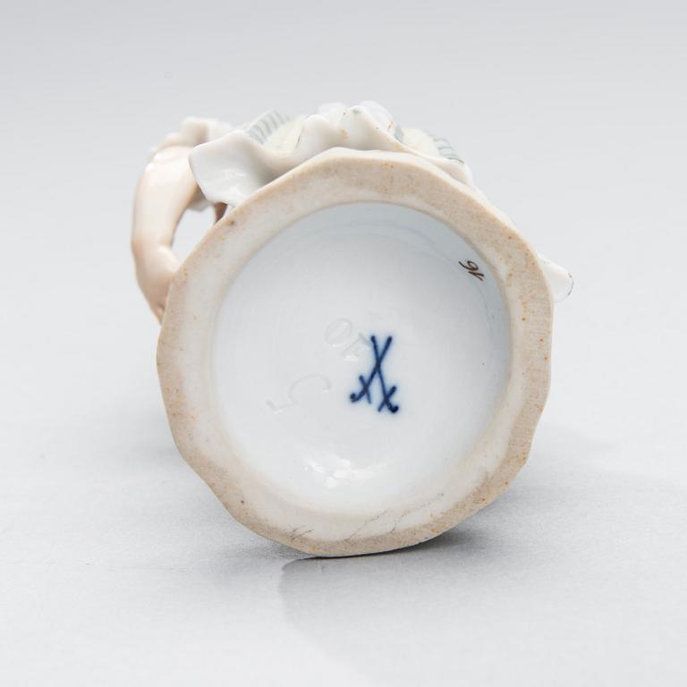 FIGURIN, porslin, Meissen, 1800-tal.