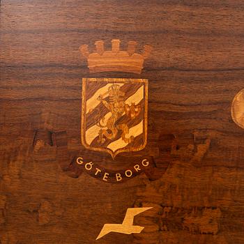 Erik Mattsson, "Goteborg", Mjölby inlay, 1950s.