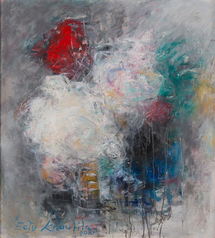 Eelis Knuutila, oil on board, signed and dated 2021.