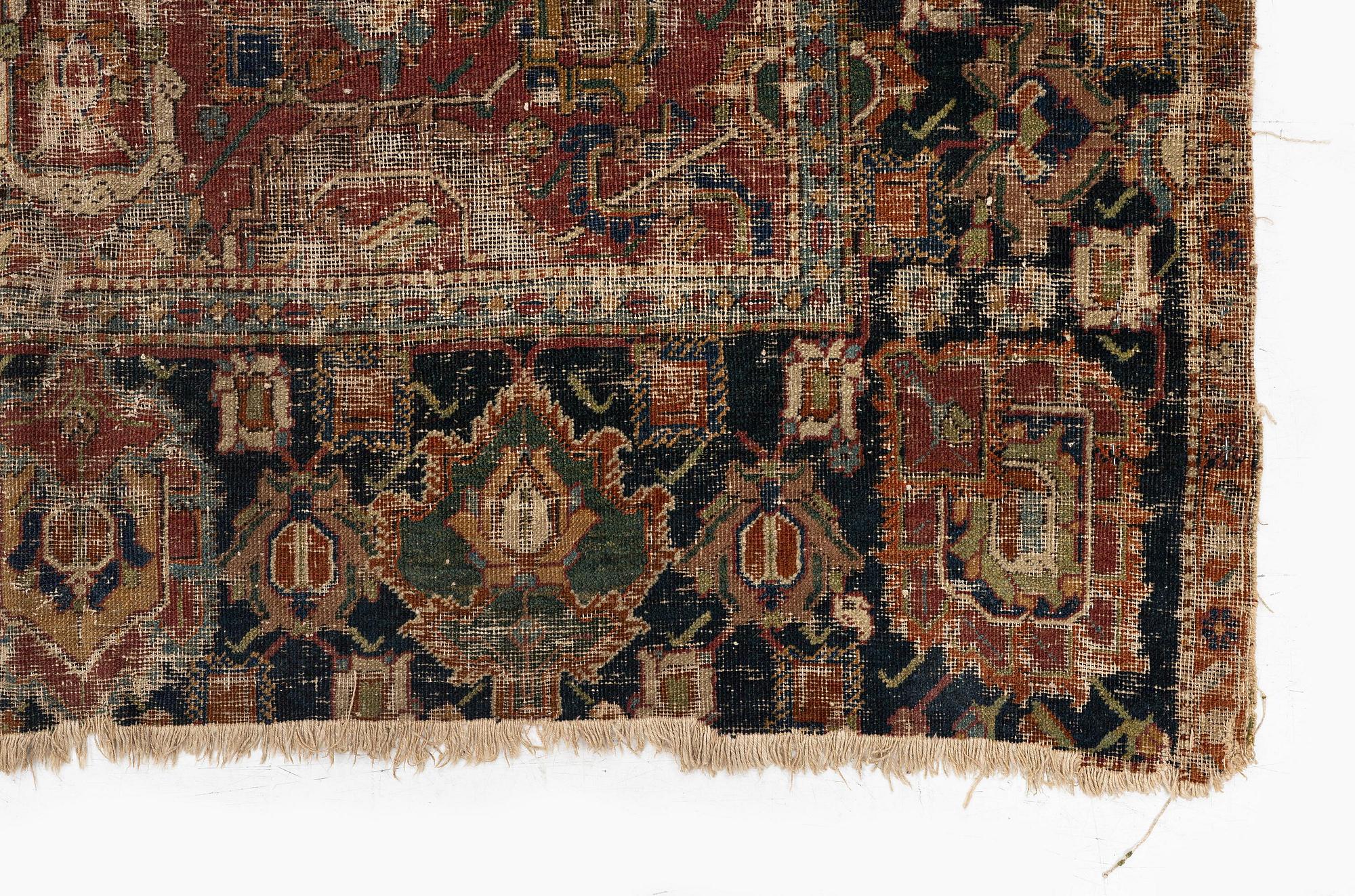 Matta, antik Deccan, Södra Indien, ca 178 x 130 cm.