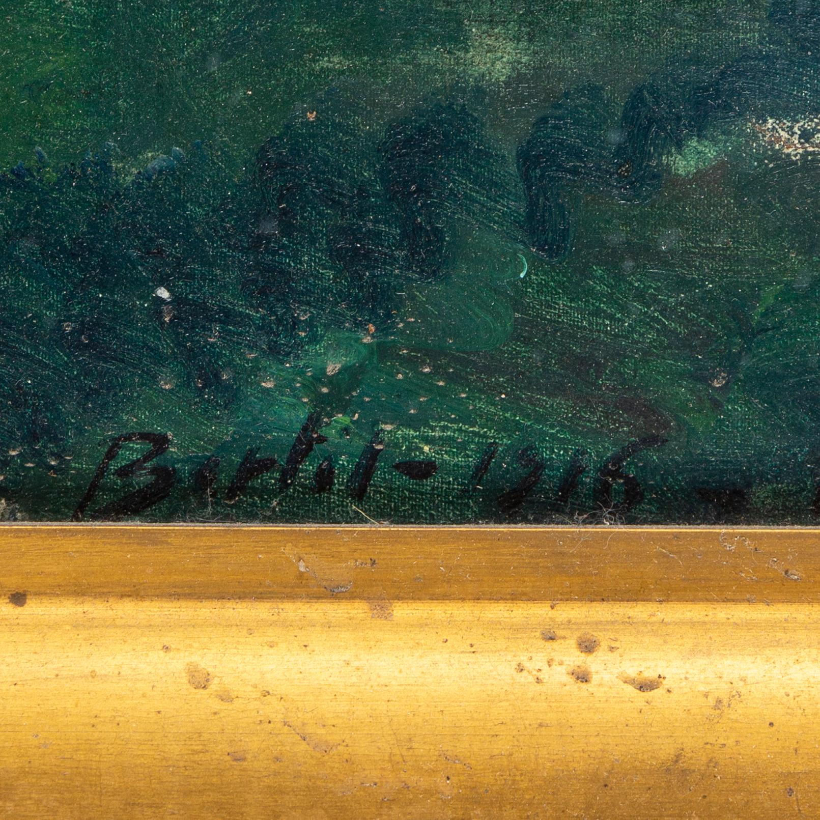 Bertil Norén, oil on canvas, signed and dated 1916.