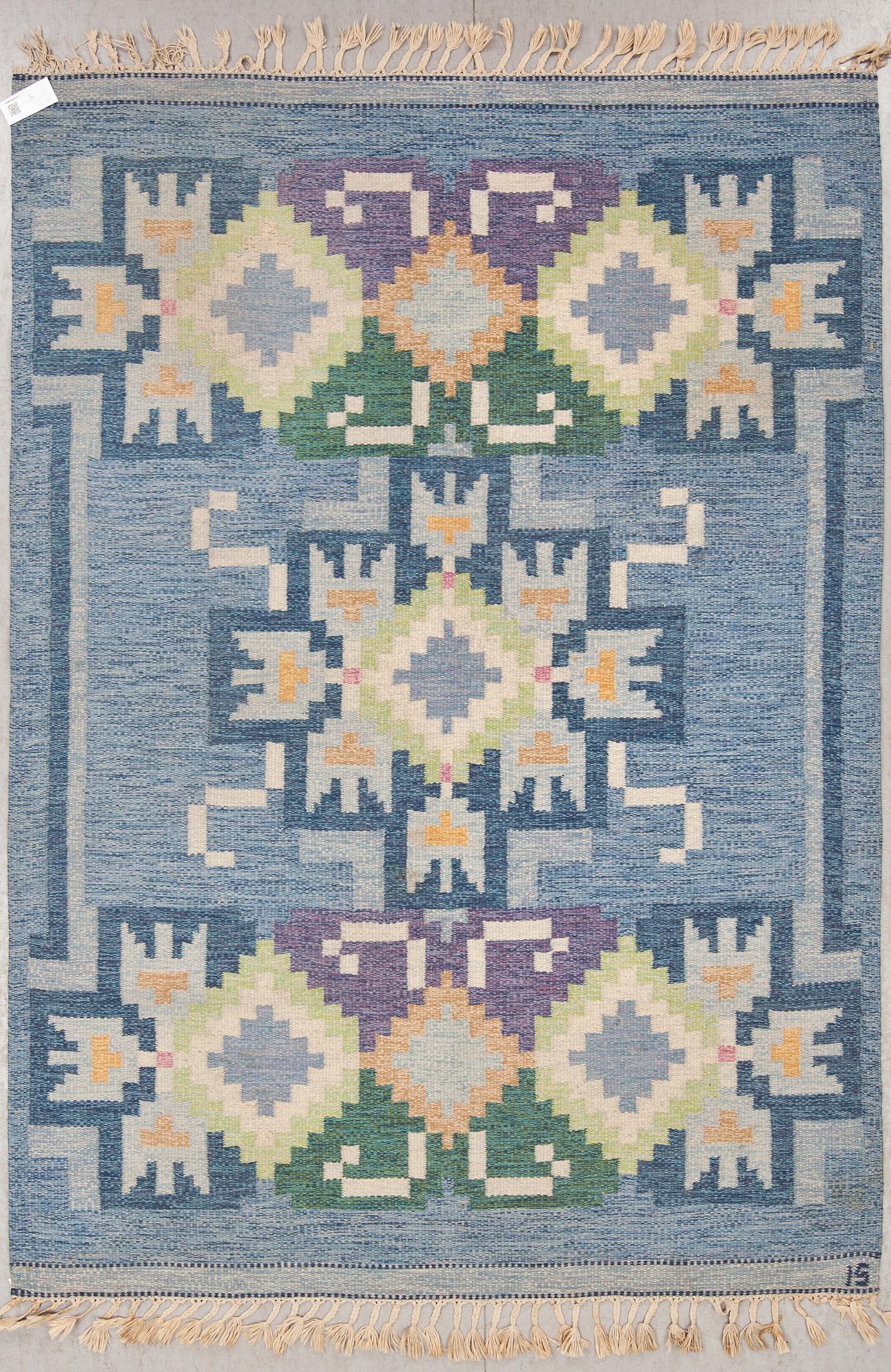 MATTA, rölakan, monogramsignerad IS (Ingegerd Silow), ca 235 X 136cm.