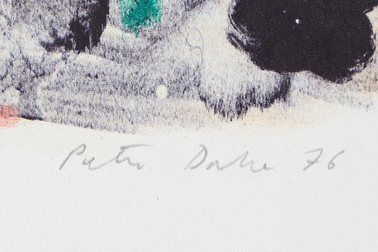Peter Dahl, färglitografi, numrerad 205/260, signerad och daterad -76.