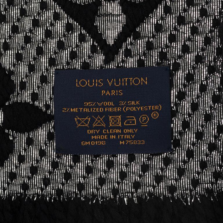 Louis Vuitton, a wool and silk mix scarf.