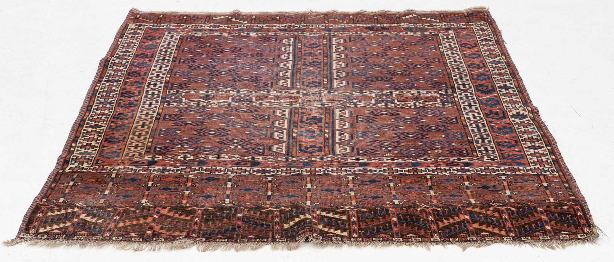 Rug, Yomuth, Enzi, Turkmenistan, 19th century. 170x135 cm.