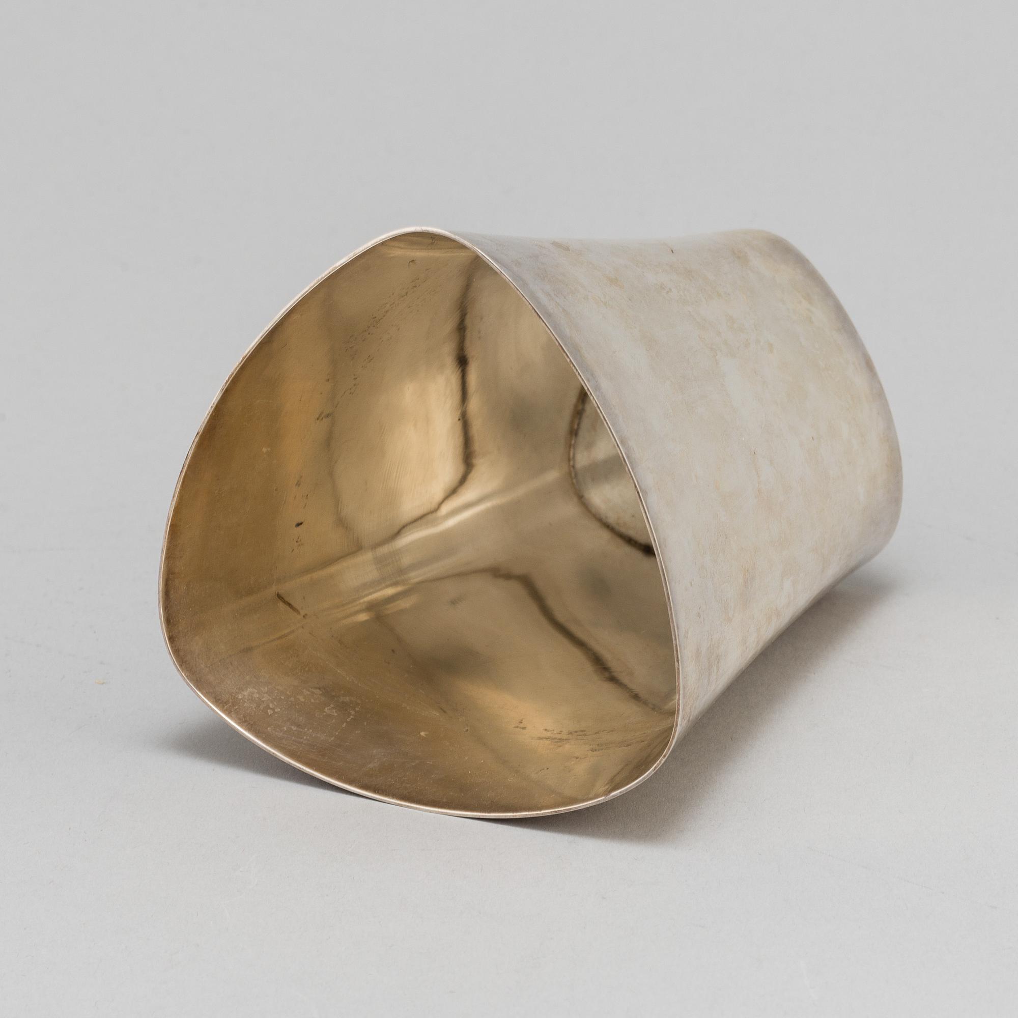 ERIC LÖFMAN, a silver vase, KG Markströms Guldsmeds Ab, Uppsala 1957.