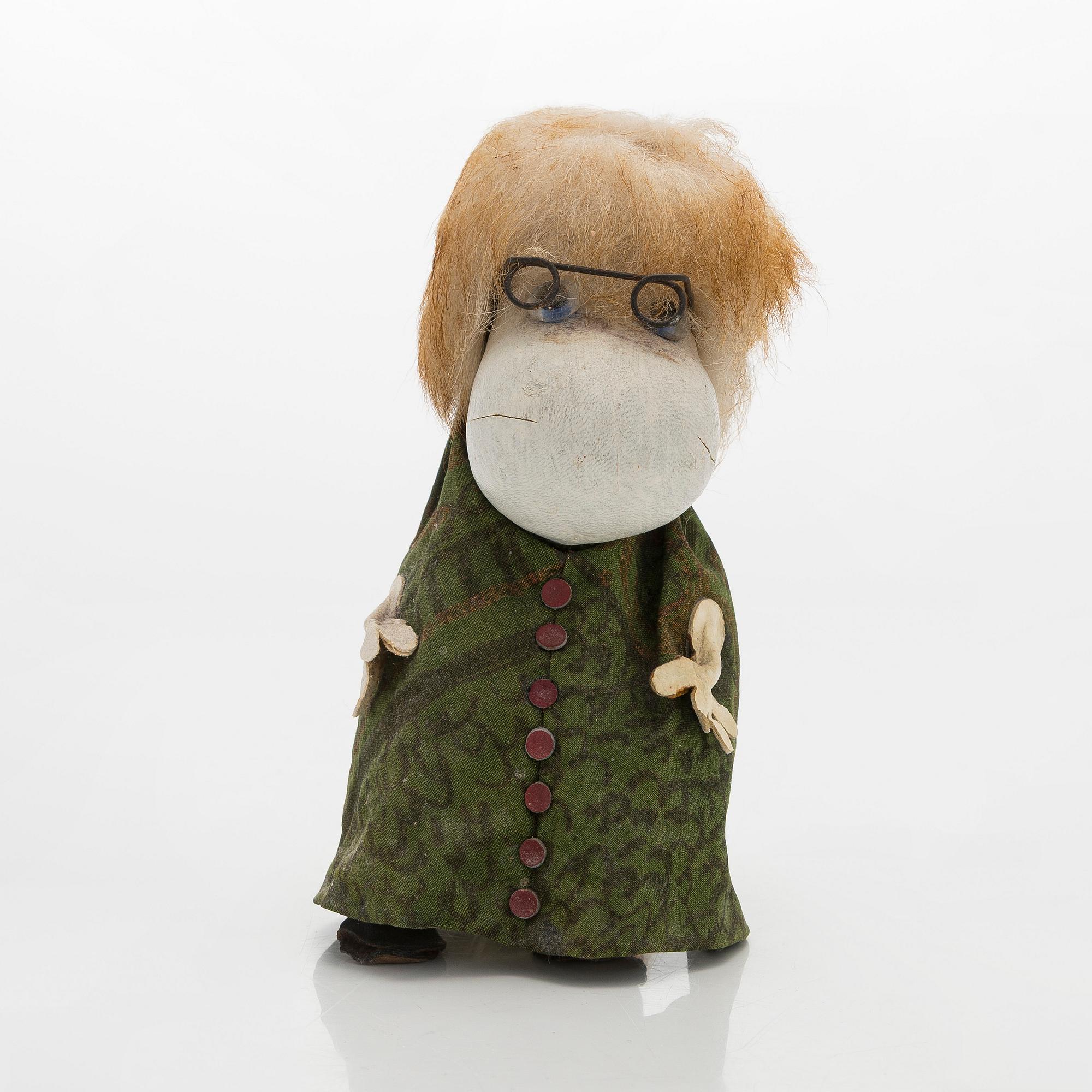 Atelier Fauni, Moomin figurine, 'Hemulen's aunt' Ateljée Fauni, Finland 1950/60s.