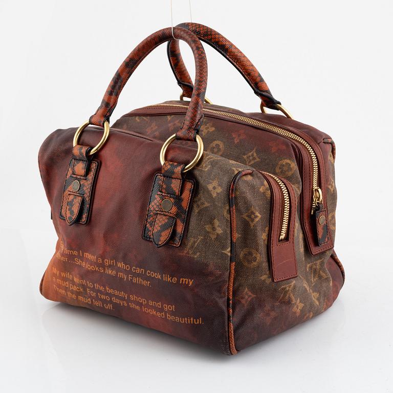 Louis Vuitton x Richard Prince, väska, "Red Monogram Jokes Man Crazy", 2008.