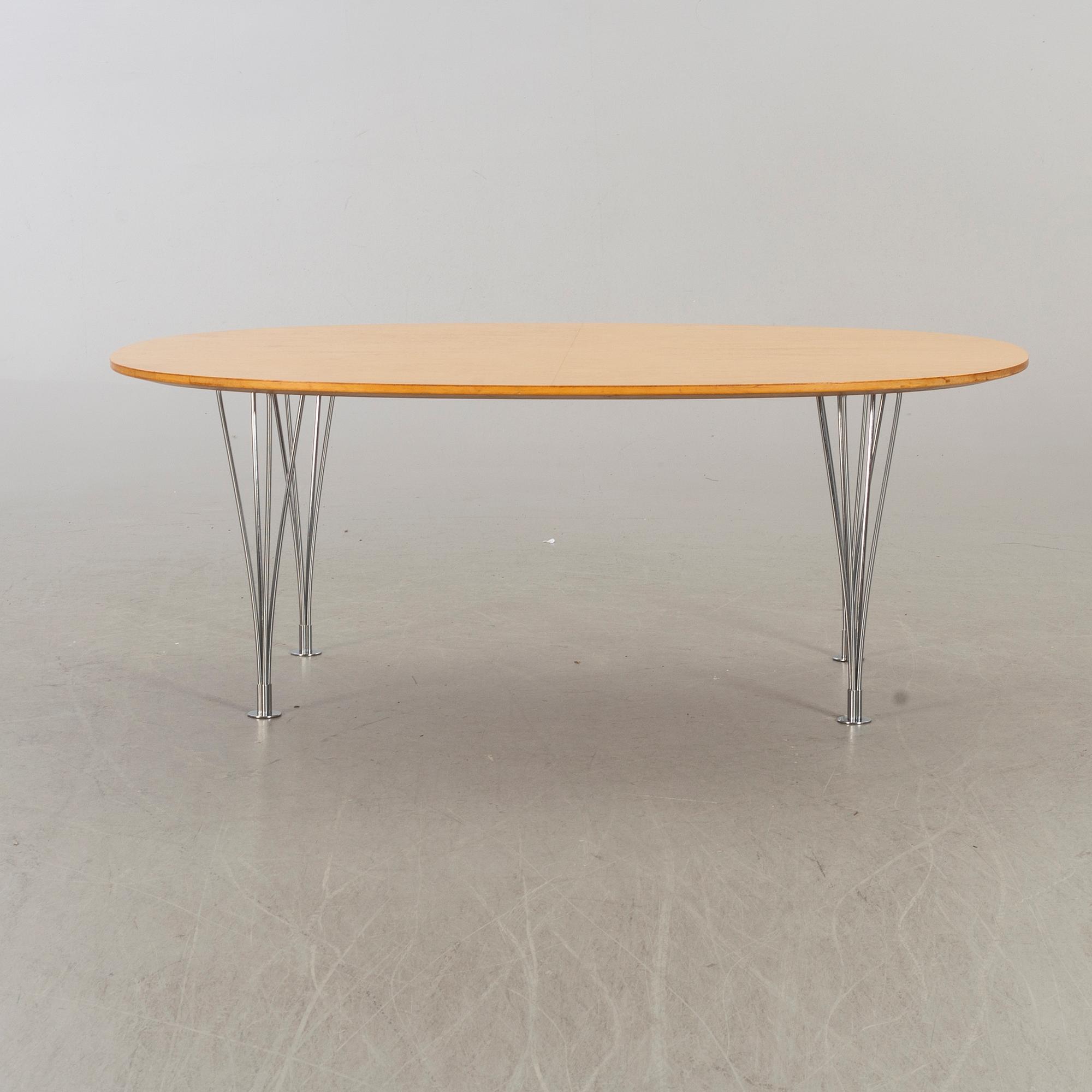 BRUNO MATHSSON and PIET HEIN, an "Ellips" lounge table.
