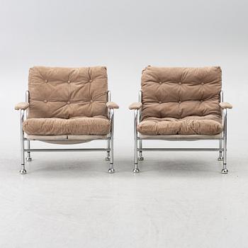 Jan-Eric Bengtsson, fåtöljer, ett par, "Häger", Ikea, 1970-tal.