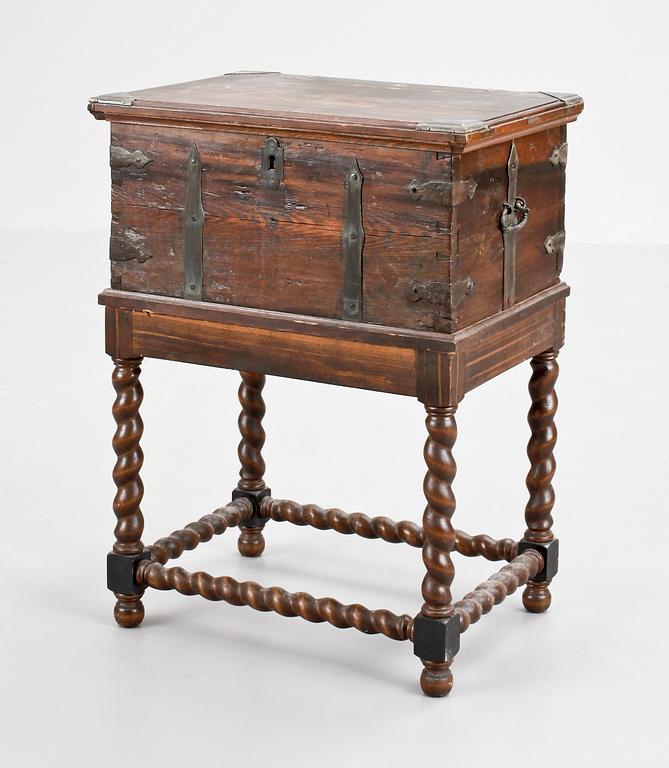 SKRIN PÅ BENSTÄLLNING, 1800-tal.