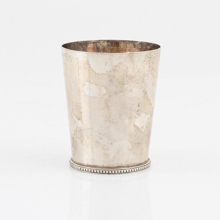 Wiwen Nilsson, bägare, silver, Anders Nilsson, Lund, 1941.