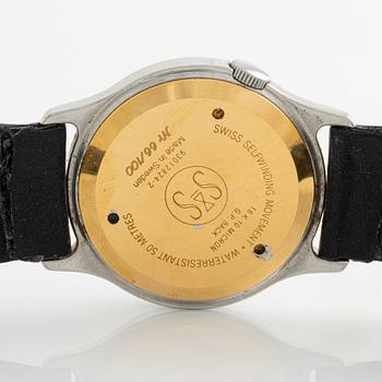 Sjöö Sandström, Automatic, "First watch - number 66 of 100", wristwatch, 37 mm.