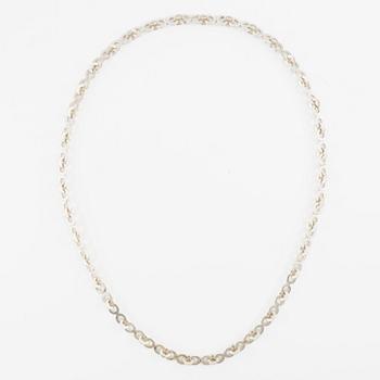 Collier, sterlingsilver, runda länkar, tillskriven Rey Urban.