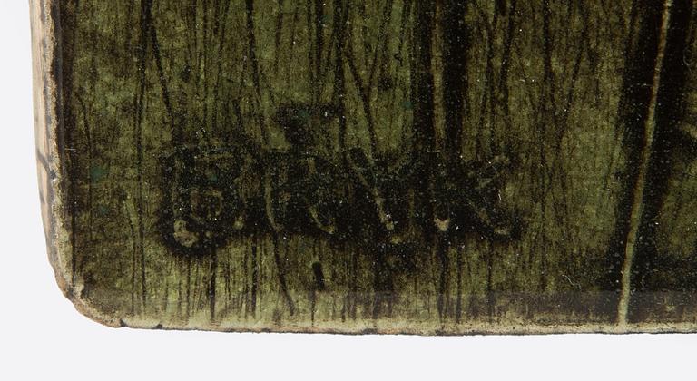 Rut Bryk, seinäreliefi, signeerattu BRYK.