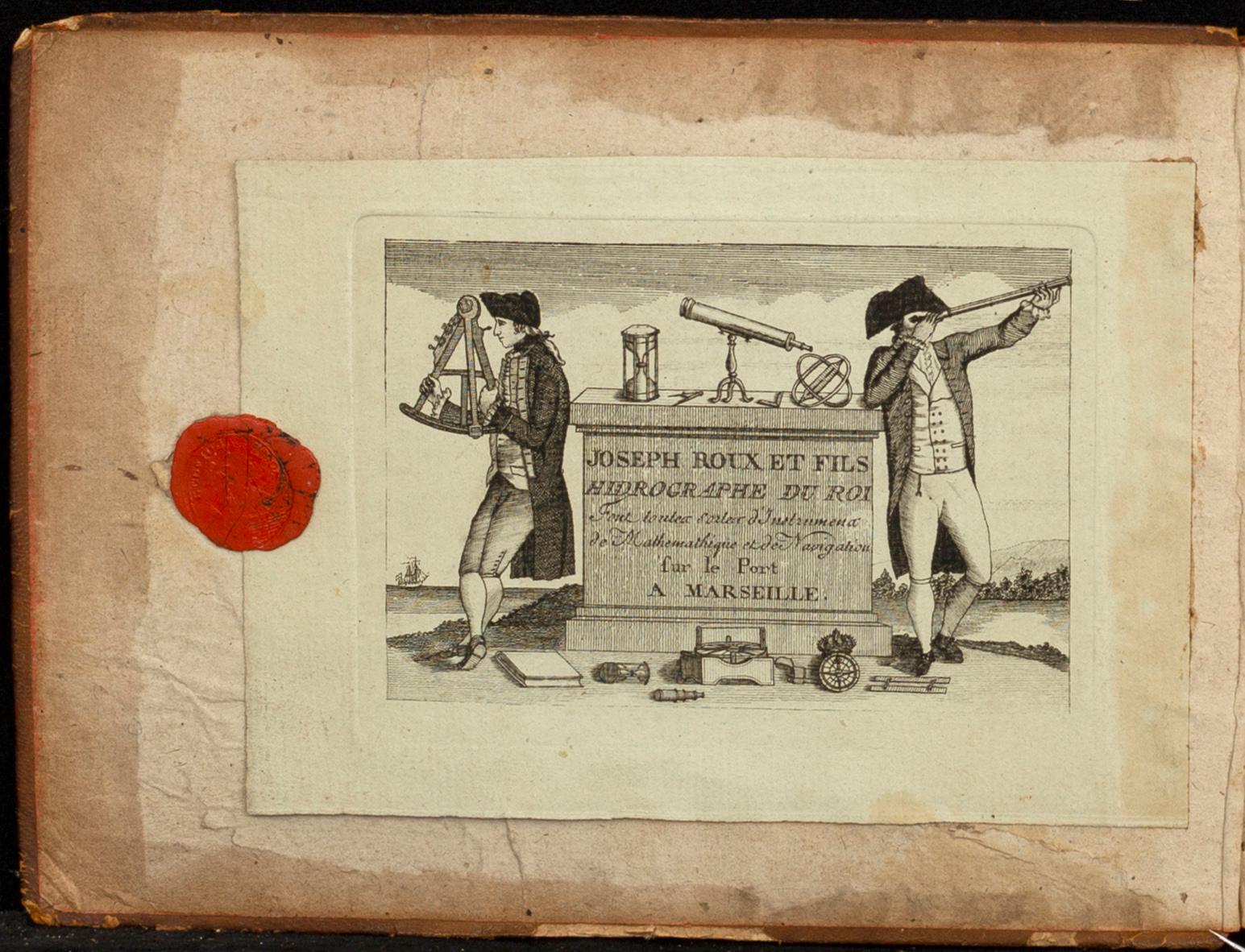 BOOK - JOSEPH ROUX 'Receuil Des Principaux Plans des Ports, et Rades de la Mer Mediterranée....', Marseille 1764.