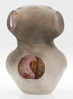 A Per B Sundberg 'Fabula' glass vase, Orrefors Limited Gallery 2004.