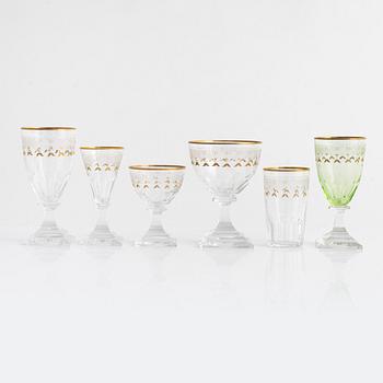 A 71-piece 'Odelberg Junior' glass service, Kosta.