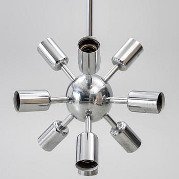 Ceiling lamp, Sputnik model 21416, probably Poland, second half of the 20th century.