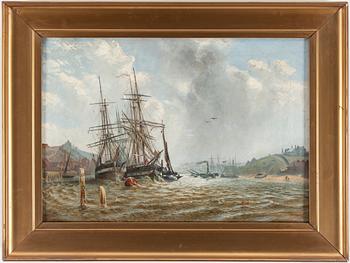 ROBERT JOBLING, oil on canvas, signed and dated 1868.