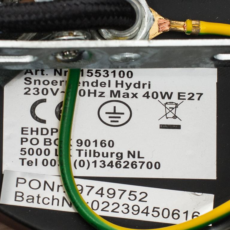 TAKLAMPA, troligen Glashütte Limburg.