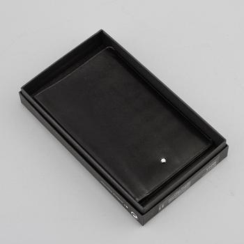 A wallet by Mont Blanc.