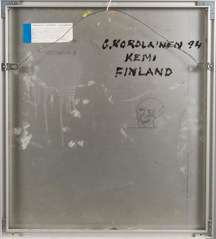 OLAVI KOROLAINEN, akryl på aluminium, signerad och daterad -94.
