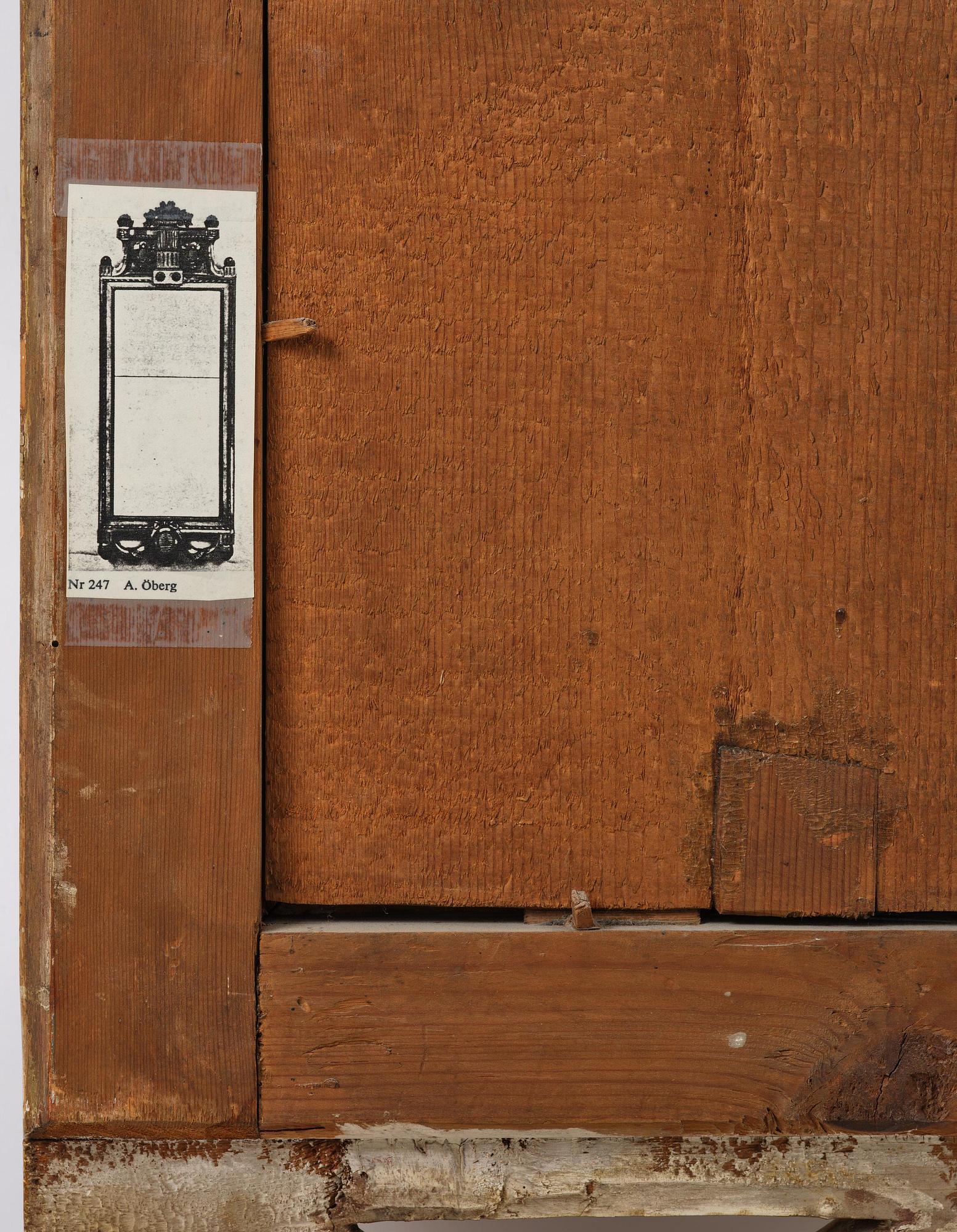 Spegel, Stockholmsarbete, sent 1700-tal, Gustaviansk.