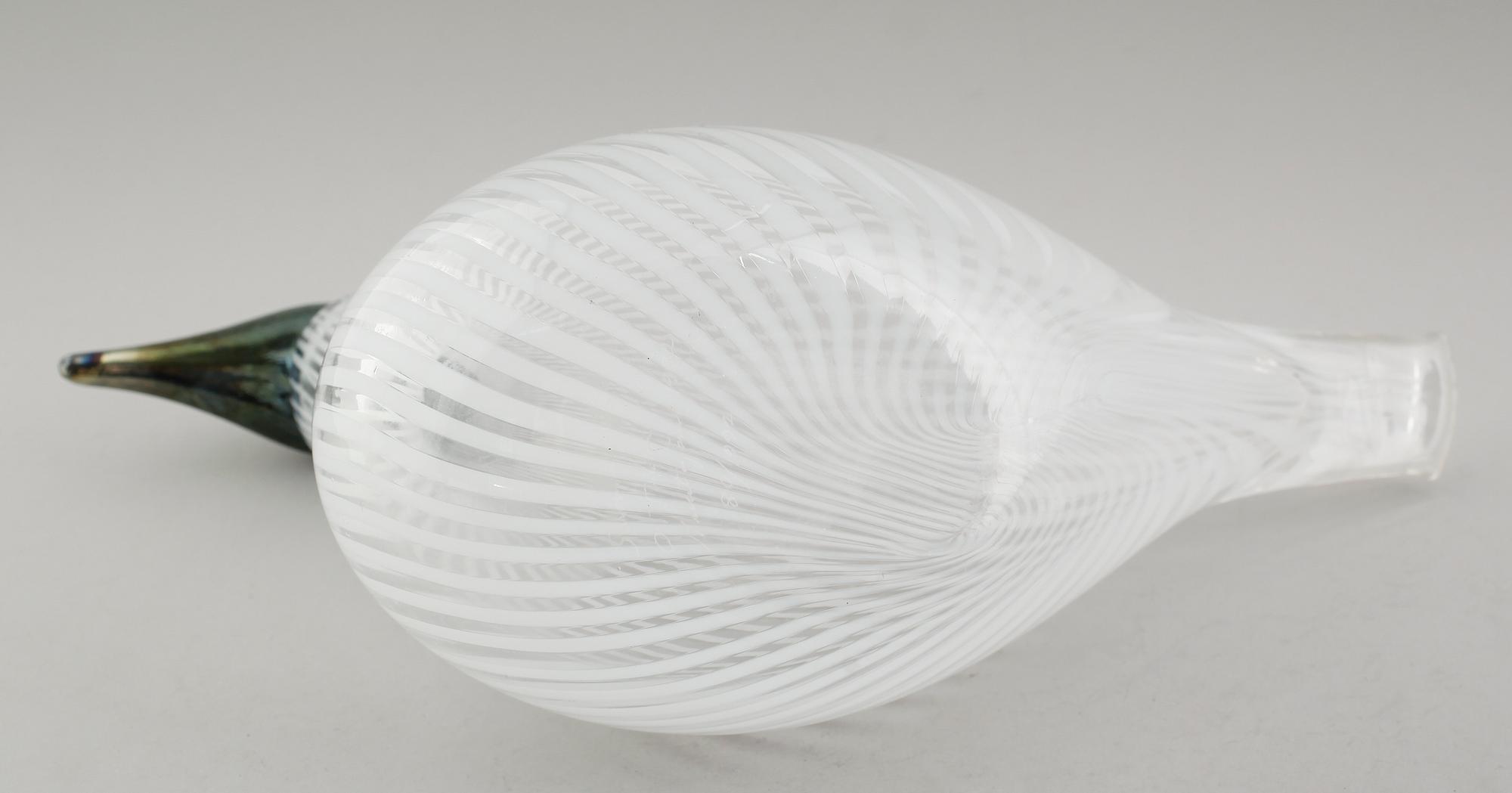 FIGUR, glas, Oiva Toikka, signerad,  Nuutajärvi, Finland, 1992.