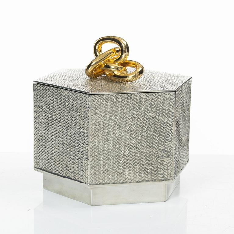 Estrid Ericson, a pewter box, "Panama", Svenskt Tenn.