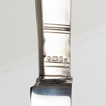 Jacob Ängman, a 102-piece silver flatware set, 'Rosenholm', in a box, GAB, Sweden, 1952-1997-.