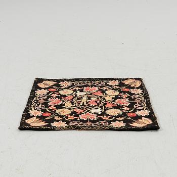 Embroidered tapestry, dated 1835, approx. 58 x 58 cm.