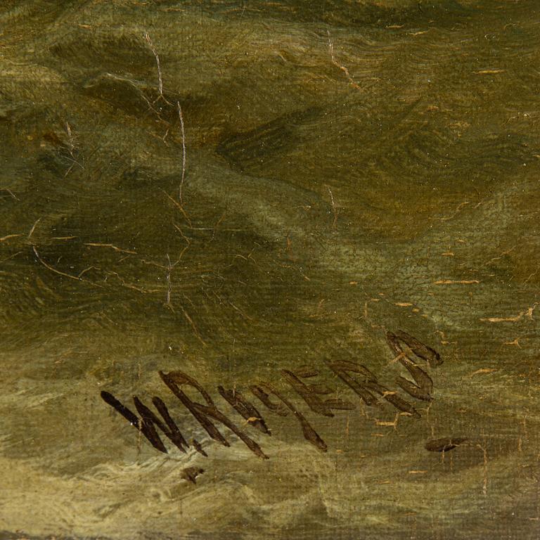 WILLIAM P ROGERS, olja på duk, signerad.