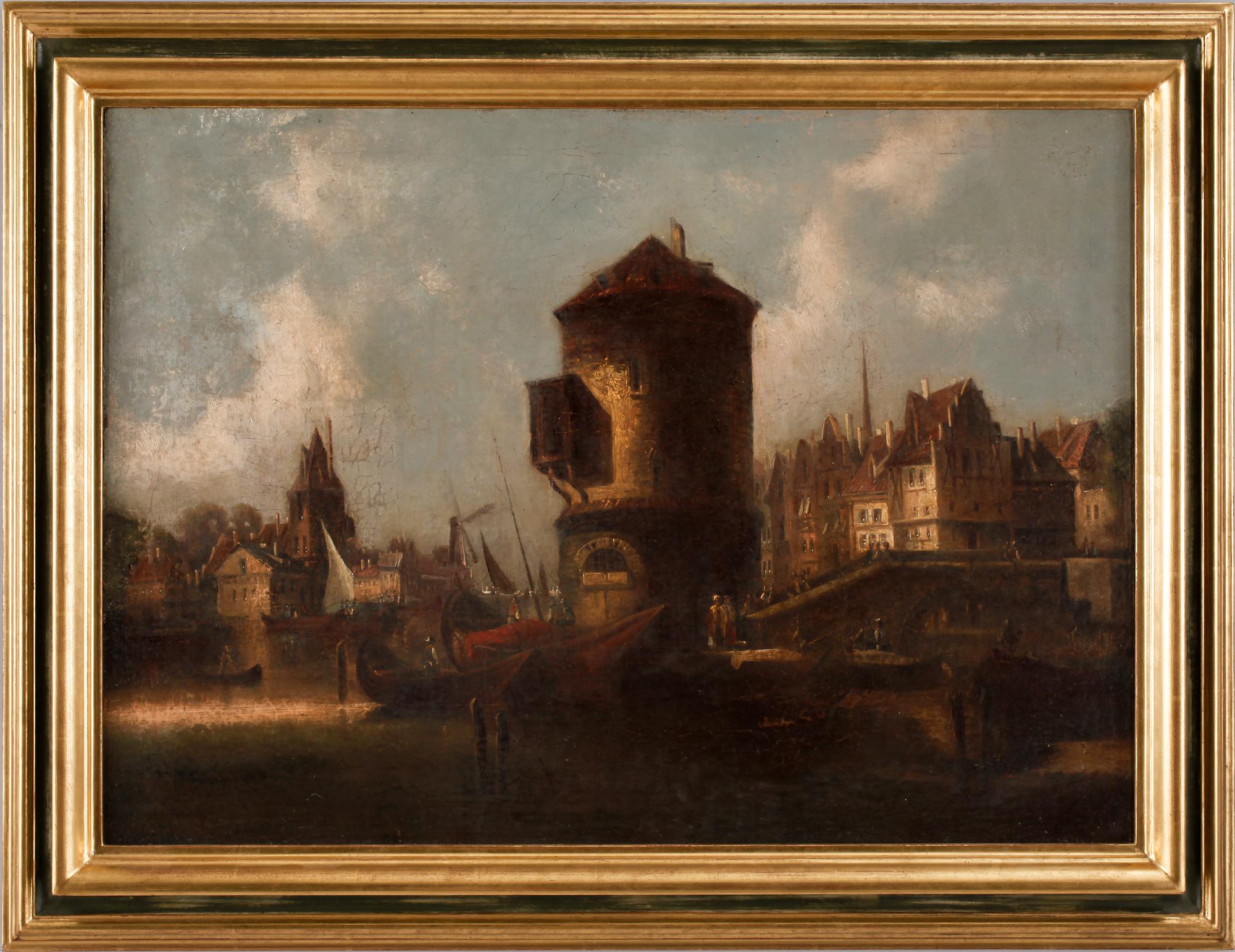 OKÄND KONSTNÄR, olja på duk. Flamländsk skola, 1800-tal.