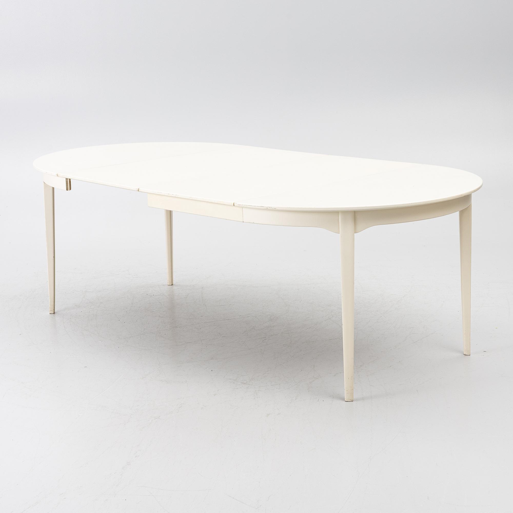 Carl Malmsten, Dining set, “Talavid”, dining table and 6 chairs, Waggeryds Möbelfabrik AB.