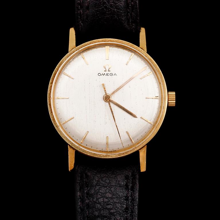 ARMBANDSUR, 18 k guld, Omega.