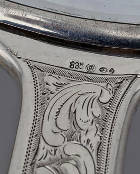 TOALETTSET, 3 delar, silver, svenska importstämplar, 1900-talets första hälft.